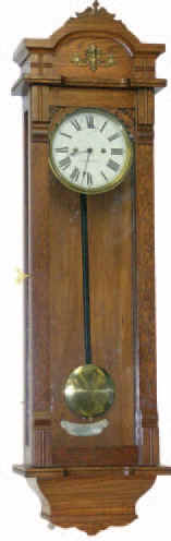 New Haven Clock Co. hanging "Columbia", ca. 1911. — Antique Clocks Price Guide