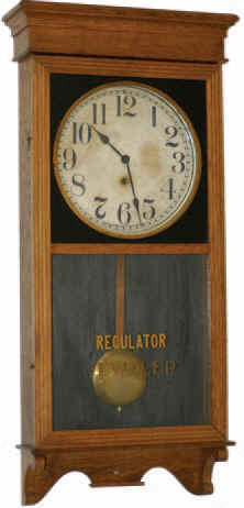 Sessions Clock Co. "Regulator No. 2", ca 1908. — Antique Clocks Price Guide