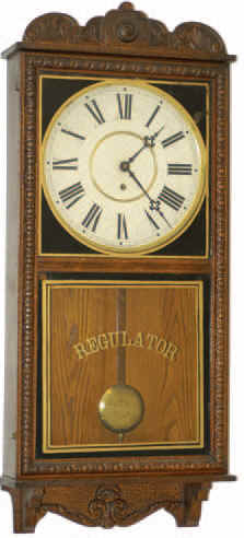Waterbury Clock Co. hanging, "Crane", ca 1906. — Antique Clocks Price Guide