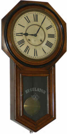 Ansonia Clock Co. "Regulator A", ca 1906. — Antique Clocks Price Guide