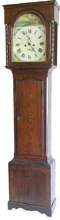 English Grandfather's Clock, ca. 1800. — Antique Clocks Price Guide