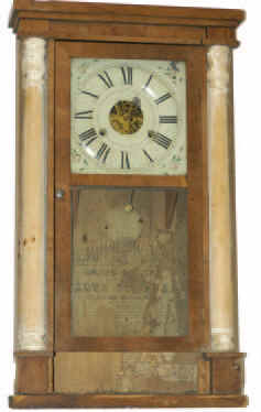 Seth Thomas "Column No. 2 n ca 1863", early brass movement model. — Antique Clocks Price Guide