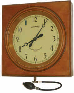 Hahl Automatic Clock Co. Chicago, Pneumatic slave clock. — Antique Clocks Price Guide