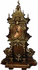 Lenzkirsch "Swinging Doll" shelf clock. 