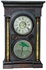 E. Ingraham and Co. early mantle clock, "Arch Column No. 1", ca. 1860.