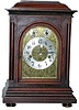 Junghans bracket shelf clock, ca 1890.