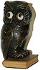 German Oswald Uhrenfabrik, "Wise Old Owl", ca 1950's.