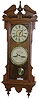 Waterbury Clock Co. hanging double dial, "Calendar No. 33", ca. 1908.