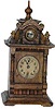 Junghans Mantle Cuckoo Clock, ca. 1900.