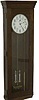 International Time Recorder (ITR) Model B, Master clock in a 64.5 inches by 22 inches dark walnut finished case.