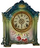 Ansonia Clock Co. Royal Bonn case, "La Savoie", ca 1914.