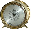 French "One Hand" mystery clock. The French made platform movement runs 15 days.