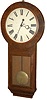 H. Sperry, New York, was selling dealer of this oversized wall regulator.