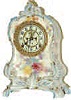 Ansonia Clock Co. Royal Bonn case, "La Calle", Ca 1901.