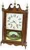 Pillar and scroll shelf clock, ca 1850's.
