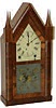 Chauncey Jerome, New Haven, Ct. Eightday steeple clock, ca late 1850's.