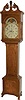 Longcase clock, Solomon Parke, Philadelphia, ca 1791- 1822.