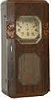 French Box clock, case with dial, pendulum, gong, no movement.