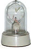 Junghans Novelty Clock, ca 1950. 6 inches high dome, 2 inches dial signed "Junghans" Germany.