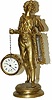 Waterbury Clock Co. metal novelty clock.