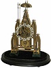 Skeleton clock, 8 day with passing strike. This is a contemporary copy of an early English skeleton clock.