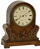 English fusee bracket clock, 8 day time and strike.