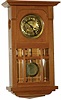 Gustav Becker wall regulator. Another red mahogany box case.