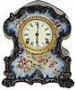 Ansonia Clock Company, porcelain cased, "Wichita", ca 1904.