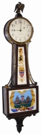 Waltham Clock Co. banjo, ca 1928. — Antique Clocks Price Guide