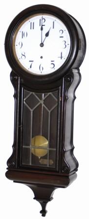 New Haven Clock Co. hanging clock, "Nason", ca 1913. — Antique Clocks Price Guide