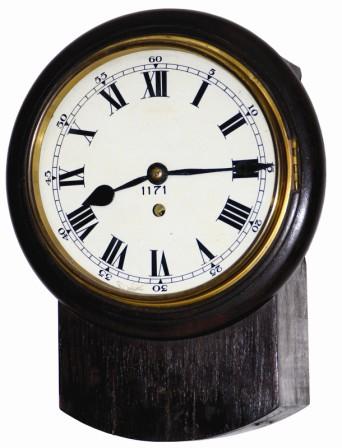 English small short drop clock with a single fusee movement. It is only 13.5" high from stem to stern. — Antique Clocks Price Guide