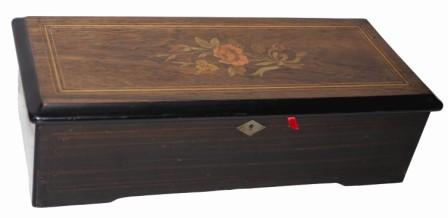Swiss music box with a 10.5" cylinder. — Antique Clocks Price Guide