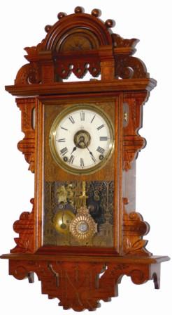 Seth Thomas Clock Co. hanging, "Eclipse", ca 1890. — Antique Clocks Price Guide