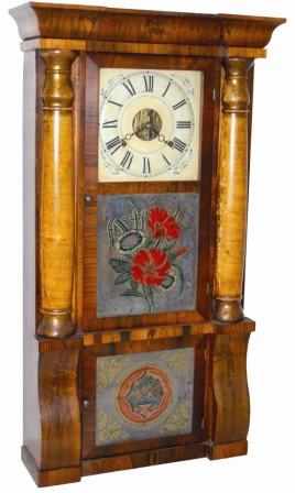 Seth Thomas Clock Co. almost identical to No. 357 but the half columns are Shell. — Antique Clocks Price Guide