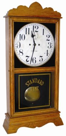 New Haven Clock Co. mantle timepiece, "No. 3058", ca 1920. New Haven did not make such a clock you say. — Antique Clocks Price Guide