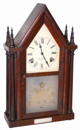 The E. Ingraham Company "Sharp Gothic", ca 1938. — Antique Clocks Price Guide