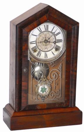 Wm. L. Gilbert Clock Co. calendar clock, "Advocate", ca 1879. — Antique Clocks Price Guide