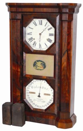 Seth Thomas Clock Co. "8 Day Parlor Calendar", ca 1862. — Antique Clocks Price Guide