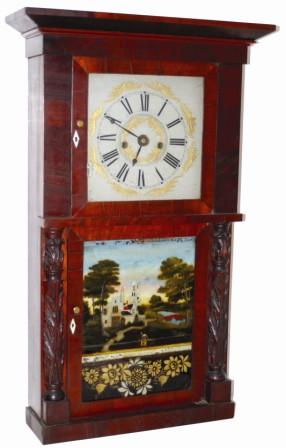 Marshall and Adams, and/or, "E. W. Adams / Seneca Falls, N.Y .", ca 1837. — Antique Clocks Price Guide
