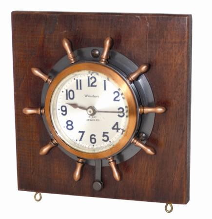 Waterbury Clock Co. ships clock, "Motor Boat", ca 1929. — Antique Clocks Price Guide