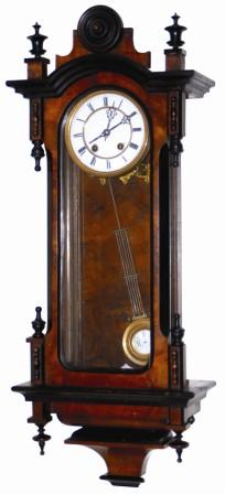 Lenzkirsch fancy RA clock, ca 1872. It was made the first year Lenzkirsch started putting their trademark on their movement. — Antique Clocks Price Guide