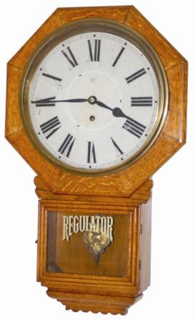 Waterbury Clock Co. short drop clock, "Edna", ca 1908. — Antique Clocks Price Guide
