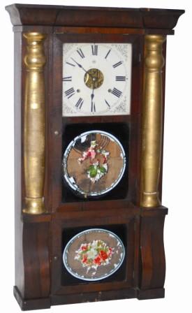 Seth Thomas Clock Co. mantle clock, "Column Gilt", ca 1874. — Antique Clocks Price Guide