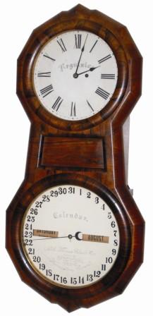 Seth Thomas Clock Co. "Office Calendar No. 1", ca 1872. — Antique Clocks Price Guide