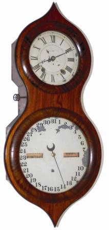 Seth Thomas Clock Co. "Office Calendar No. 3", ca 1863. — Antique Clocks Price Guide