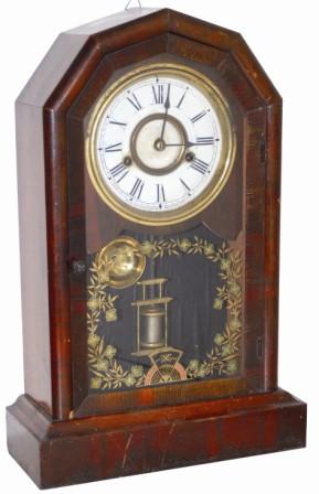 New Haven Clock Co. mantle clock, "No. 254", ca 1886. — Antique Clocks Price Guide