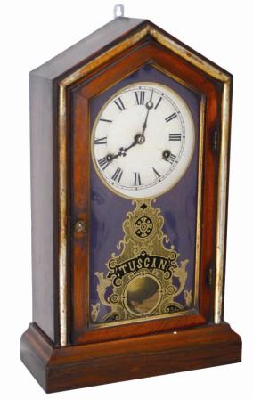Jerome and Co. mantle clock, "Tuscan", ca 1890. — Antique Clocks Price Guide
