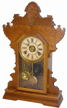 Seth Thomas Clock Co. one of their clocks in the College Series, this one is the, "Yale", ca 1900. — Antique Clocks Price Guide