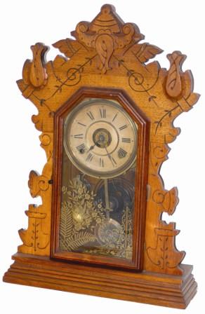 Seth Thomas Clock Co. another clock in their College Series, this one is the "Harvard", ca 1900. — Antique Clocks Price Guide