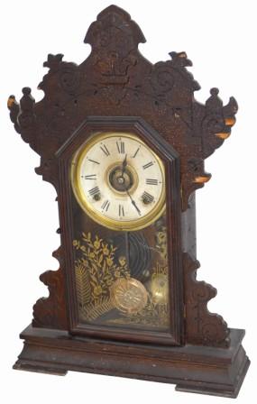 Seth Thomas Clock Co. one of the six clocks in their College Series, this one is, "Yale", ca 1900. — Antique Clocks Price Guide